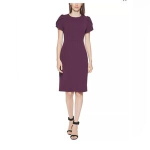 🆕 Calvin Klein Suede Dress, Knee Length, Size 2